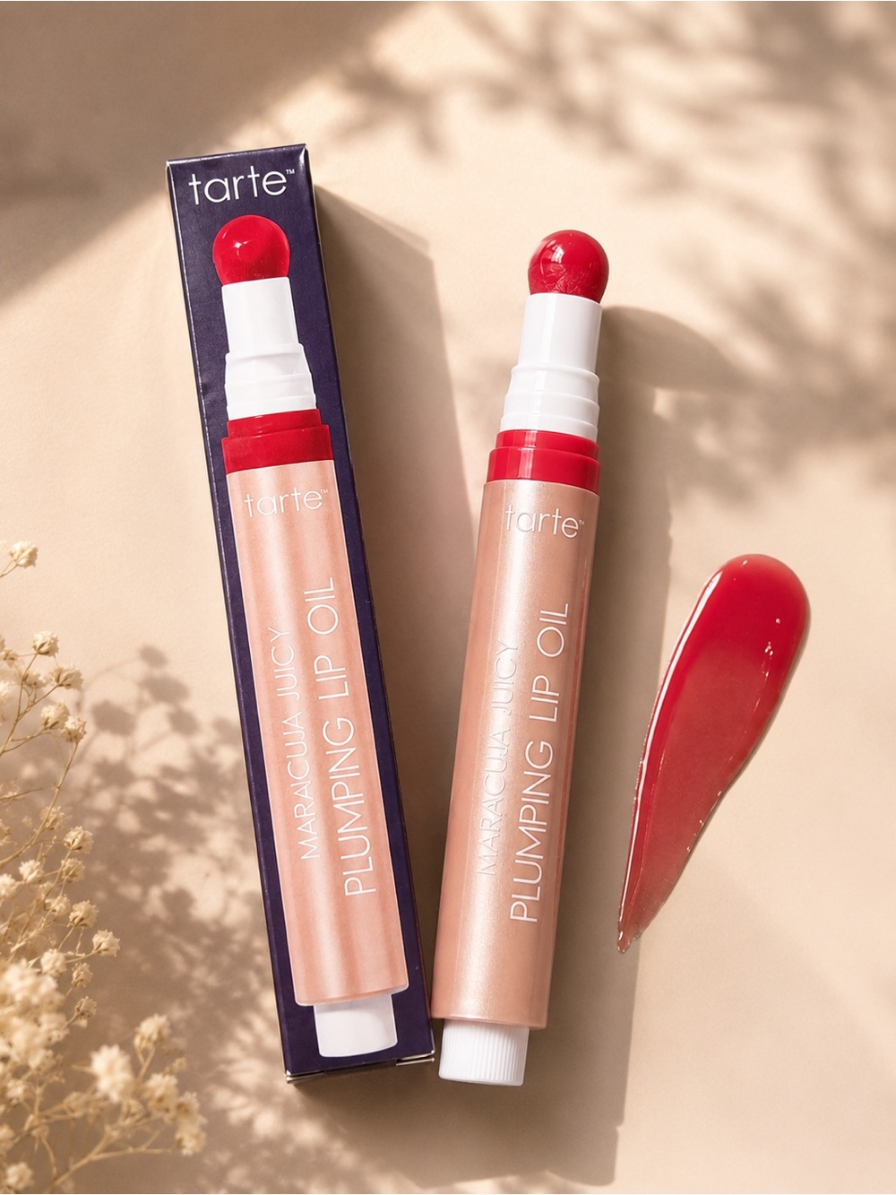 tarte Maracuja Juicy Plumping Lip Oil — Cherry